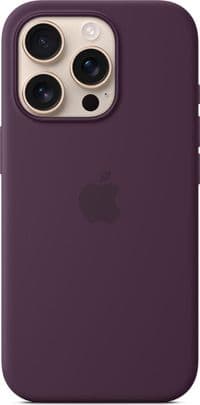 iPhone 16 Pro Silicone Case with MagSafe - Plum,Model A3315
