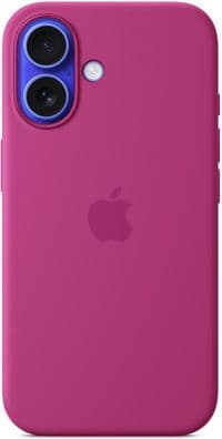 iPhone 16 Silicone Case with MagSafe - Fuchsia,Model A3313
