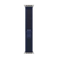 49mm Blue Trail Loop - S/M - Natural Titanium Finish