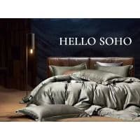 Комплект постільної білизни SOHO євро Boutique 200*230 Сircle Olive