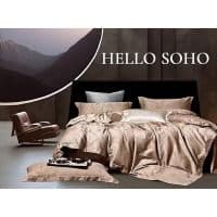 Комплект постільної білизни SOHO Євро Boutique 200*230 Bouquet Latte