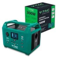 Портативне джерело живлення V-TAC VT-303N, 300W, LiFePO4 (IRF32135 19.2V 15Ah / 288Wh) (249*171.5*208) 4,3kg