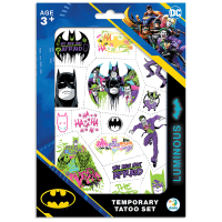 Набір дитячих тимчасових татуювань Batman. Герої Готем Сіті