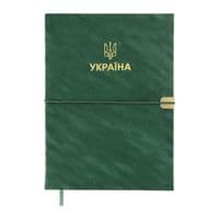 Еженедельник Buromax датированный 2025 PATRIOT VELOUR, А5 зеленый (BM.21133-04)