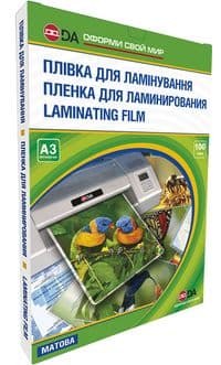 Плівка для ламінування, А3, 100 мкм, матова, 100 од, D&A Art Antistatic (1120102130800)