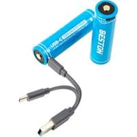 Аккумулятор Beston USB Type-C 18650, 3.7V  2500MAH, Li-Ion, 2 шт