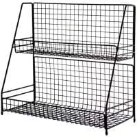 Кух.прилад RINGEL Raum двоярусна полиця 30*15.5*34 чорна (RG-025b)