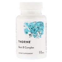 Вітамін Thorne Research Комплекс Вітамінів Групи В, Basic B Complex, 60 гелевих капс (THR-10403)