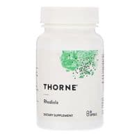 Травы Thorne Research Родиола, Rhodiola, 100 мг, 60 капсул (THR-75502)