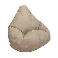 Кресло-мешок Voltronic груша, размер (XXL) 120х90 Велюр Great Ecru