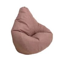 Кресло-мешок Voltronic груша, размер  (3XL) 140х100 Велюр Great Dusty Rose