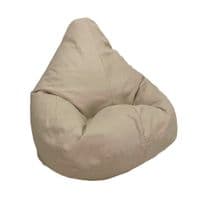 Кресло-мешок Voltronic груша, размер (3XL) 140х100 Велюр Great Ecru