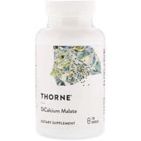 Мінерали Thorne Research Дикальцій Малат, Dicalcium Malate, 120 Капсул (THR-00650)