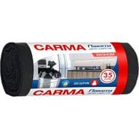 Пакети для сміття Carma Економ Чорні 6 мкм 35 л 25 шт. (4823098414698)