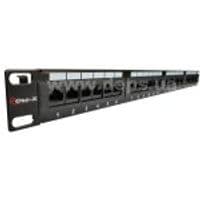 Комутаційна панель Cor-X 19' 1U 24 порти RJ45 Cat 5E