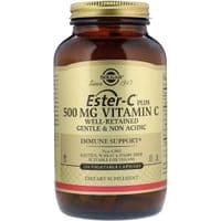 Вітамін Solgar Вітамін С 500 мг, Ester-C Plus, 250 вегетаріанських капсул (SOL-01049)