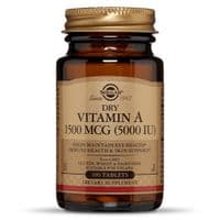 Вітамін Solgar Вітамін а 1500 мкг, 100 таблеток (SOL-02820)