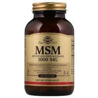 Минералы Solgar Сера, MSM (Methylsulfonylmethane), 1000 мг, 120 таблеток (SOL-01734)