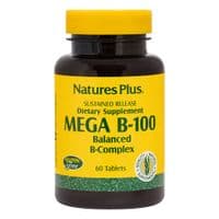 Витамин Natures Plus B-комплекс медленного высвобождения, MEGA В-100, Nature's Plus (NTP1430)