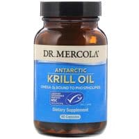 Жирные кислоты Dr. Mercola Жир антарктического криля, Antarctic Krill Oil, 60 капсул (MCL-01026)