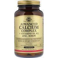Вітамінно-мінеральний комплекс Solgar Кальцій + D3, K2, Цинк, Бор, Calcium Complex + Vitamins D3, K2, Zinc, Boron, 120 та (SOL-00028)