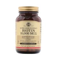 Витамин Solgar Биотин (В7) 10000 мкг, Biotin, 120 вегетарианских капсул (SOL-52392)