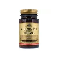Вітамін Solgar Вітамін B2 (рибофлавін), Vitamin B2 (Riboflavin), 100 мг, 100 вегетаріа (SOL-03050)