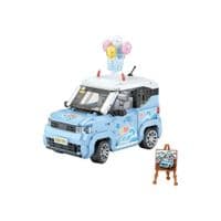 Конструктор LOZ Автомобіль MINI блакитний (1131)