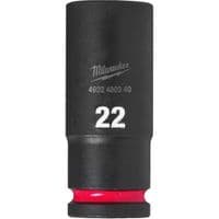 Головка торцевая Milwaukee ShW 1/2" 22 мм, длинная (4932480340)