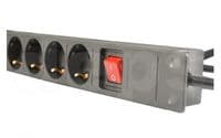 Блок мережевих розеток PDU19-8E-LS
