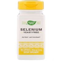 Минералы Nature's Way Селен, Selenium, 200 мкг, 100 капсул (NWY-41081)