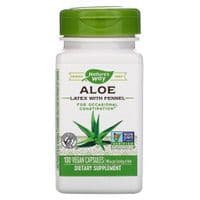 Травы Nature's Way Алоэ Вера с фенхелем, 140 мг, Aloe Latex with Fennel, 100 ве (NWY-10150)