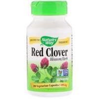Травы Nature's Way Красный Клевер, Red Clover, 400 мг, 100 вегетарианских кап (NWY-16000)