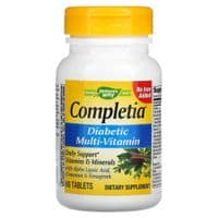 Мультивитамин Nature's Way Мультивитамины для диабетиков, Completia, Diabetic Multi-Vitamin, 60 т (NWY-14923)
