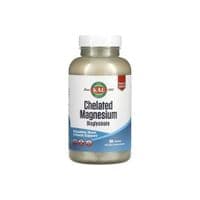 Минералы KAL Магний хелатный бисглицинат, Chelated Magnesium Bisglycinate, 180 табл. (CAL-58646)