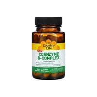 Мультивитамин Country Life Коэнзим В-Комплекса, Coenzyme B-Complex, 60 вегетарианских капс (CLF-06418)