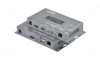 1080p HDMI-USB комплект удлинителя по Ethernet с поддержкой  IR (АМ)