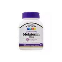Аминокислота 21st Century Мелатонин, 10 мг, вишневый вкус, Melatonin, 120 таблеток (CEN-27503)