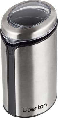 Кавомолка Liberton LCG-2307, Inox, 150W, 50г, блокування включення при знятій кришці, корпус та ніж нержавіюча сталь