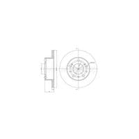 Гальмівний диск METELLI 23-0134
