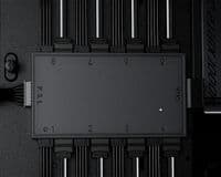 Хаб для вентиляторов и подсветки ID-Cooling HA-08, Black, 8x4-pin PWM, 8x3-pin ARGB; питание SATA