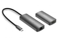 Удлинитель DIGITUS HDMI Extender over UTP 30m, USB-C, 4K