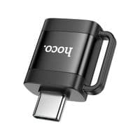 Адаптер HOCO UA31C Type-C male to USB female OTG adapter Black