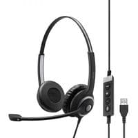 Гарнитура компьютерная стерео EPOS IMPACT SC 260 USB MS II, USB, однонаправленный, сертификат Microsoft Teams, 2.9м, Черный
