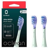 Насадка для зубної електрощітки Oclean UW01 G02 Ultra White Brush Head Green (2 шт) (6970810553529)