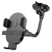 Тримач для мобільного HOCO H20 Mighty one-button car holder(windshield) Black