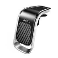 Тримач для мобільного HOCO CA74 Universe air outlet magnetic car holder Black+Silver