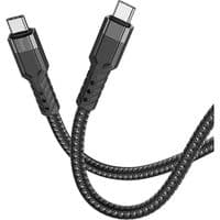 Кабель HOCO U110 Type-C to Type-C 60W charging data cable Black