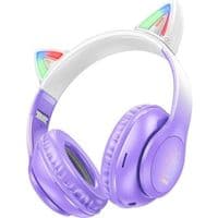 Наушники HOCO W42 Cat ears BT headphones Purple Grape