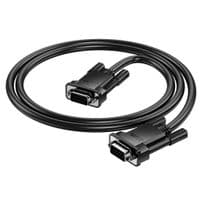 Кабель HOCO US11 VGA male to VGA male HD data cable(L=1M) Black